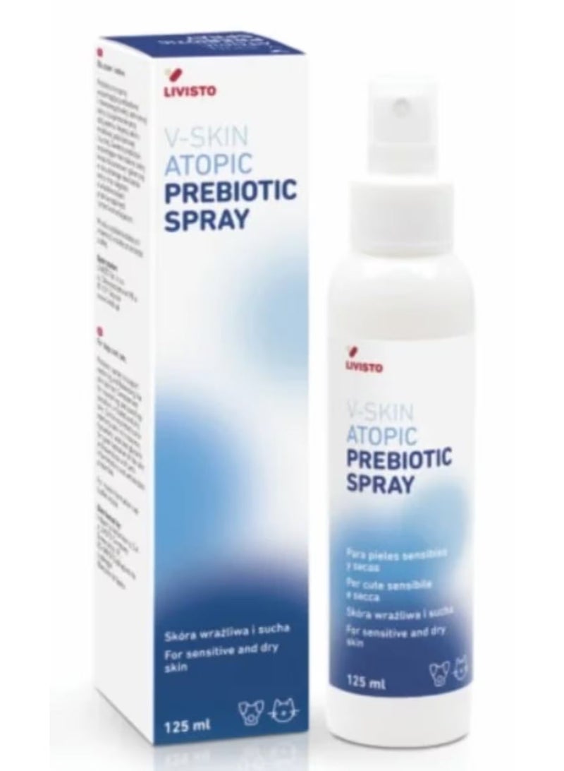 Livisto V-Skin سبراي عناية بالبشرة للكلاب والقطط  لترطيب وتهدئة البشرة الحساسة  125 مل - Image 1